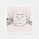 Search for halloween wedding napkins Gothic