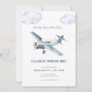 Search for airplane birthday invitations Boy