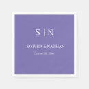 Search for purple wedding napkins Classic