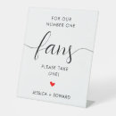 Search for please take one wedding signs Script