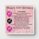 Search for birthday plaques 40th