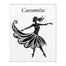 Search for dancing silhouette art Black
