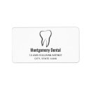Search for tooth return address labels Clinic