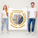 Search for wedding anniversary blankets Gold