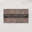Search for carpet business cards Installer