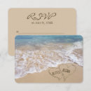 Search for hearts in the sand wedding invitations Coastal