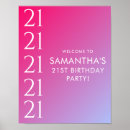 Search for 21st birthday posters Contemporary