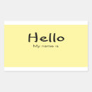 Search for hello my name is stickers Nametag