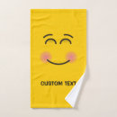 Search for happy face bath towels Emoticon