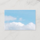 Search for cloud business cards Sky