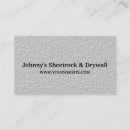 Search for drywall business cards Sheetrock