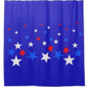 Search for red white and blue shower curtains Stars