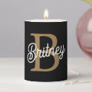 Search for gold and black candles Girly