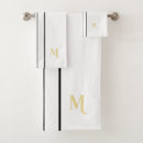 Search for gold and white bath towels Black