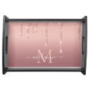 Search for letter serving trays Glitter