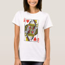 Search for playing card tshirts Queen of hearts