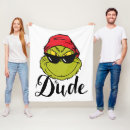 Search for dr seuss the grinch fleece blankets Trendy