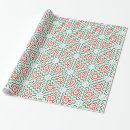 Search for funky christmas wrapping paper Red