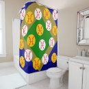 Search for baseball shower curtains White