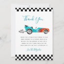 Search for race car thank you cards Vintage
