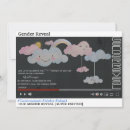 Search for rainbow gender reveal invitations Clouds