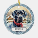 Search for great dane ornaments Black