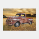 Search for red truck doormats Rustic
