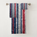 Search for red and white stripes bath towels Trendy