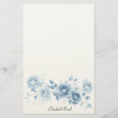 Search for vintage stationery paper Blue roses