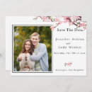 Search for cherry blossom save the dates White