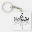 Search for music note keychains White