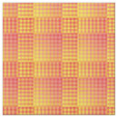 Search for orange and brown plaid fabric Yellow