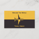 Search for airplane business cards Black