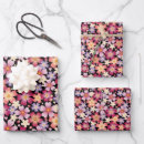 Search for black floral print wrapping paper Botanical