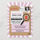 Search for detective invitations Secret