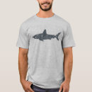 Search for swimming with sharks tshirts Silhouette
