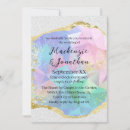 Search for iridescent wedding invitations Pastel