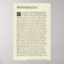 Search for desiderata posters Poem
