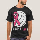 Search for volleyball tshirts Cancer