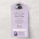 Search for purple black silver wedding invitations Gothic
