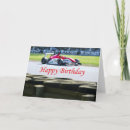 Search for racing car birthday cards Red