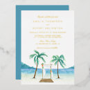 Search for beach arbor wedding invitations Tropical