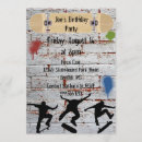 Search for skateboarding birthday invitations Skater