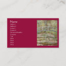 Search for bridge business cards Monet