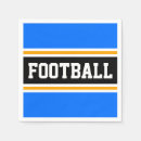 Search for football napkins Blue