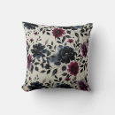 Search for blue and burgundy pillows Watercolor