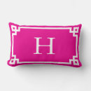 Search for pink monogram pillows Modern