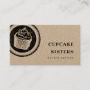Search for cupcake business cards Handmade