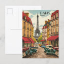 Search for vintage paris postcards Eiffel tower