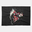 Search for funny christmas kitchen towels Claus